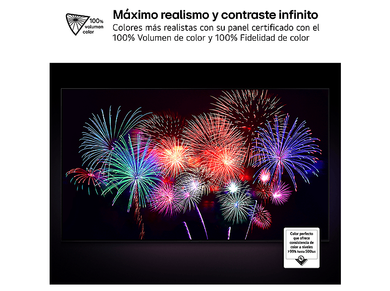 TV OLED 97" - LG OLED97M59LA, UHD 4K Inalámbrico, Procesador Inteligente α11 AI Processor 4K Gen2, Smart TV, DVB-T2 (H.265), Rocky Black