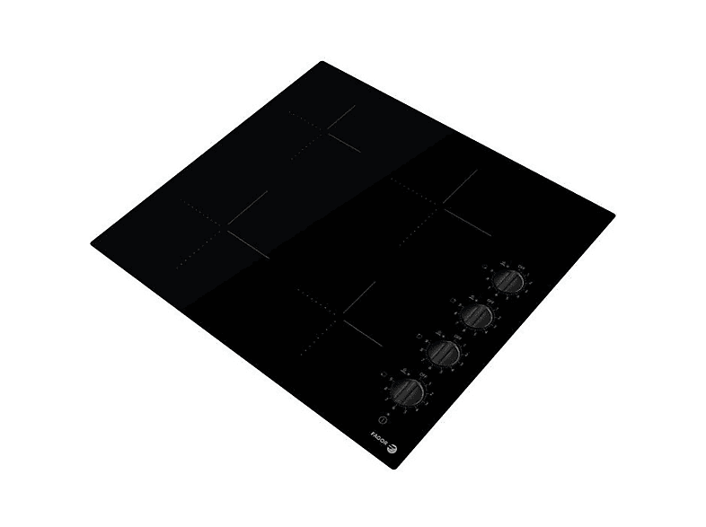 Placa de vitrocerámica - Fagor FAVM3540, 4 zone(s) zonas, 590 mm, Negro