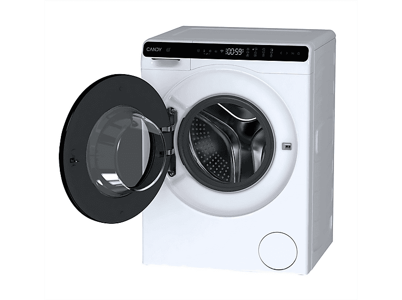 Lavadora carga frontal - Candy CW50-BP12307U1-S ProWash 700 Mini, 5 kg, 1200 rpm, 12 Programas, Motor Inverter, Wi-Fi, Blanco