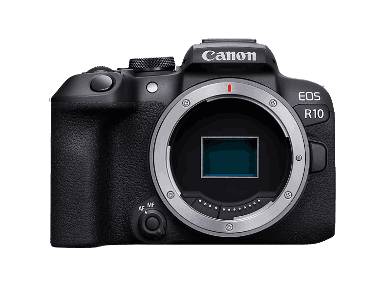 Cámara EVIL - Canon EOS R10 + Objetivo RF-S 18-150mm f/3.5-6.3 IS STM, 24.2 megapixel, Wi-Fi, Negro