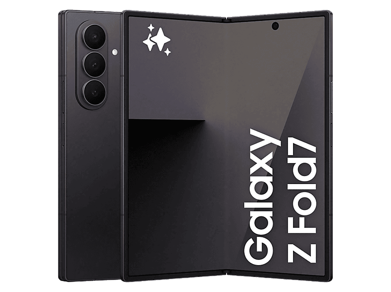 Móvil - Samsung Galaxy Z Fold7, Negro, 256 GB, 12 GB RAM, 8" QXGA+, Snapdragon 8 Elite, 4400 mAh, Android 16