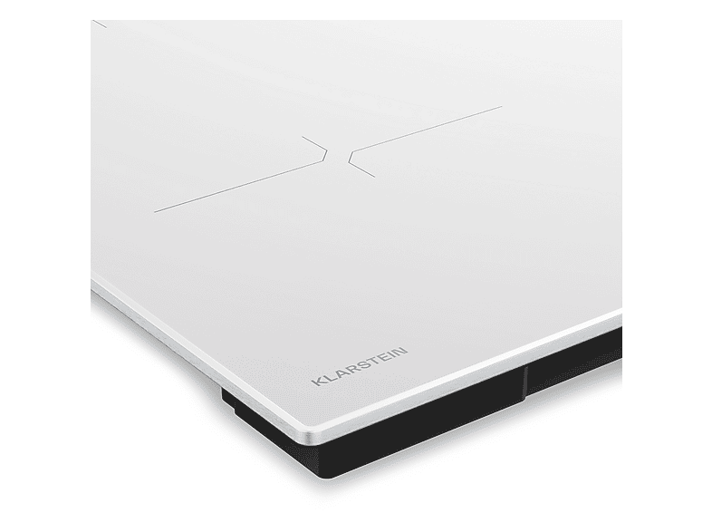 Placa de inducción - Klarstein Velaire, 4 zonas, 59,30 cm, Blanco