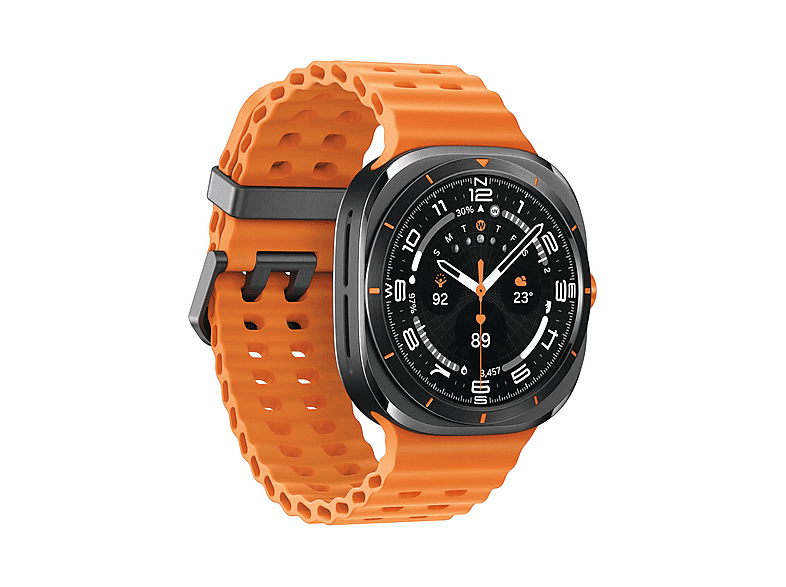 Smartwatch - Samsung Watch Ultra LTE (2025), 47 mm, 4G, 1.47", Exynos W1000, 64 GB, 2 GB RAM, 590 mAh, Android, Naranja / Gris Titanio