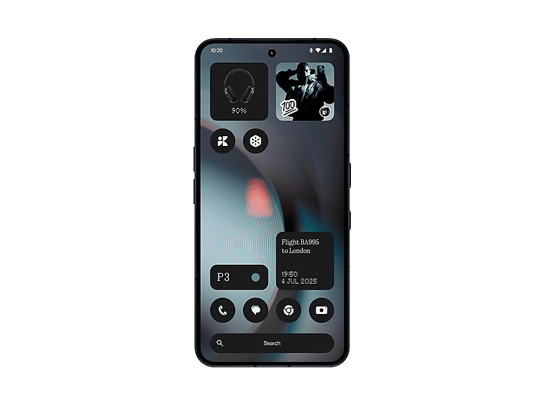 Móvil - Nothing Phone 3, Negro, 512GB, 16 GB, 6.67" AMOLED, Qualcomm® Snapdragon 8S Gen 4, 5150 mAh