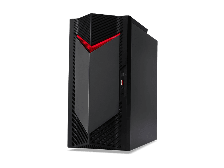 PC gaming - Acer Nitro 50 N50-656, Intel® Core™ i5-14400F, 16GB RAM, 1TB SSD, GeForce RTX™ 3050, Windows 11, Negro