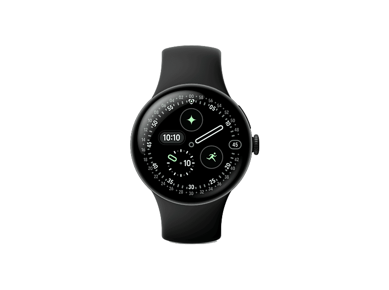 Smartwatch - Google Pixel Watch 4, AMOLED, 41 mm, Correa S-L, Aluminio 100% reciclado, Con Gemini, Negro/Obsidiana