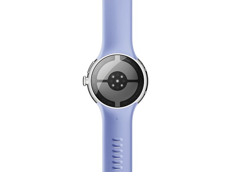 Smartwatch - Google Pixel Watch 4, AMOLED, 41 mm, Correa S-L, Aluminio 100% reciclado, Con Gemini, Plata/Lila