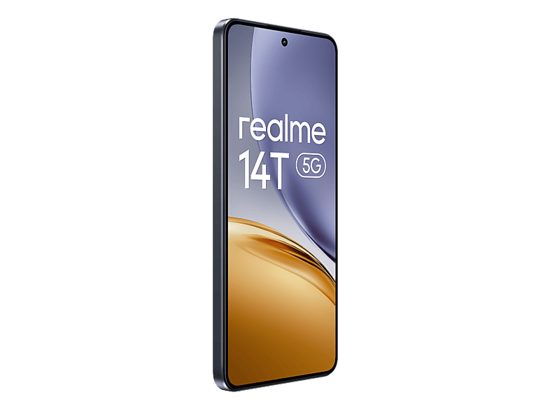 Móvil - Realme 14T 5G, Black, 256 GB, 8 GB, 6.67" AMOLED 120 Hz, Dimensity 6300, 6000 mAh
