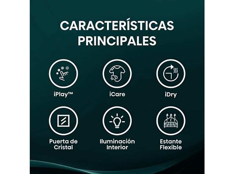 Secadora bomba de calor - Hisense DH5I104BWAB, 10 Kg, 18 programas, iFit, WiFI, Estante flexible, Blanco