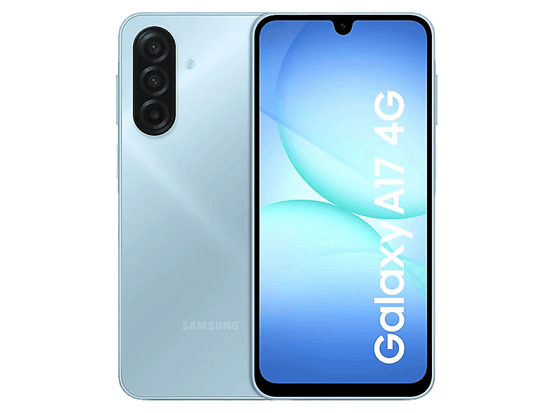 Móvil - Samsung Galaxy A17 LTE, Azul, 256 GB, 8 GB RAM, 6.7", FHD+ Super AMOLED, Mediatek G99 Octa-core, 5000 mAh, Android 15