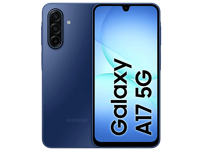 Móvil - Samsung Galaxy A17 5G, Azul, 256 GB, 8 GB RAM, 6.7", FHD+ Super AMOLED, Mediatek G99 Octa-core, 5000 mAh, Android 15
