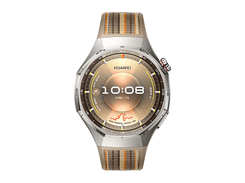 Smartwatch - Huawei Watch GT6 Pro, 46mm, Pantalla AMOLED, 21 días Autonomía, Monitorización avanzada de Salud, BT, Resistente al Agua, ECG, Marrón