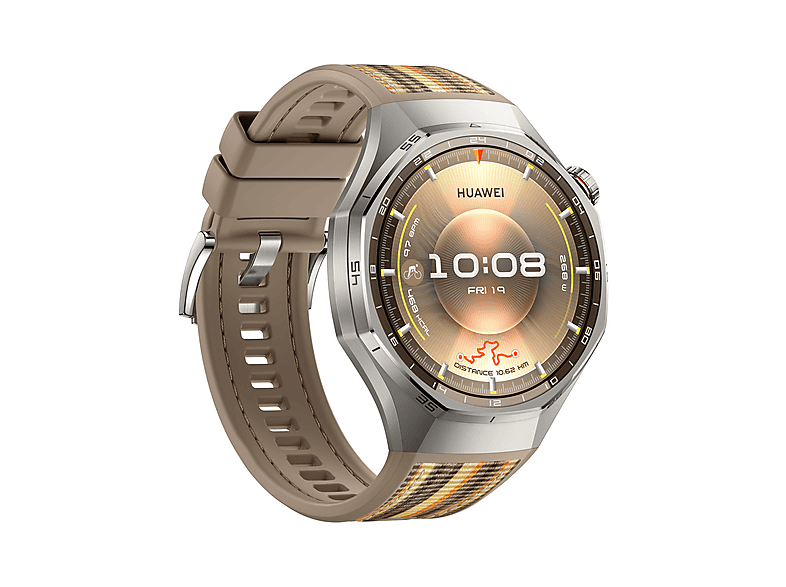 Smartwatch - Huawei Watch GT6 Pro, 46mm, Pantalla AMOLED, 21 días Autonomía, Monitorización avanzada de Salud, BT, Resistente al Agua, ECG, Marrón