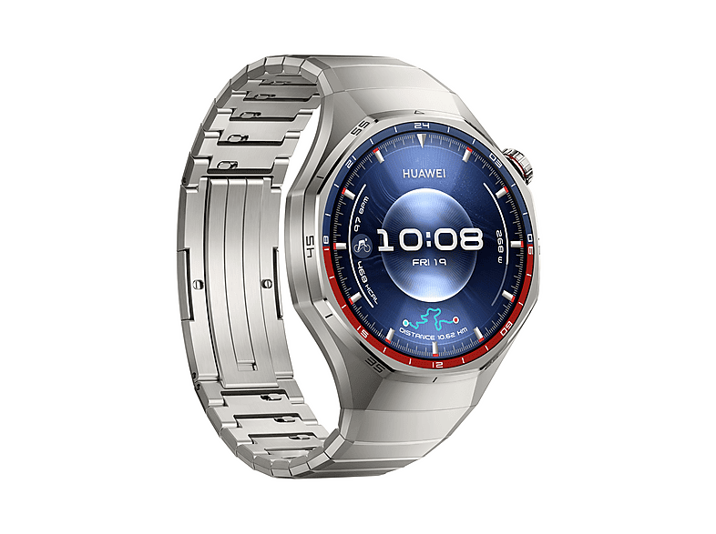 Smartwatch - Huawei Watch GT6 Pro, 46mm, Pantalla AMOLED, 21 días Autonomía, Monitorización avanzada de Salud, BT, Resistente al Agua, ECG, Titanio