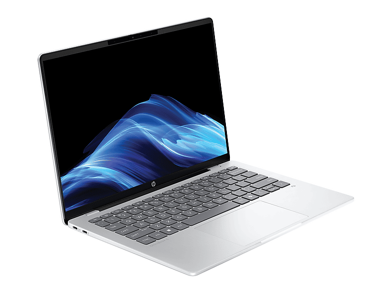 Portátil - HP OmniBook 5 NGAI 14-he0000ns Copilot+ PC, 14" 2K, Snapdragon X1-26-100 45 TOPS, 16GB RAM, 512GB SSD, Gráficos Adreno™, W11 Home, Plata