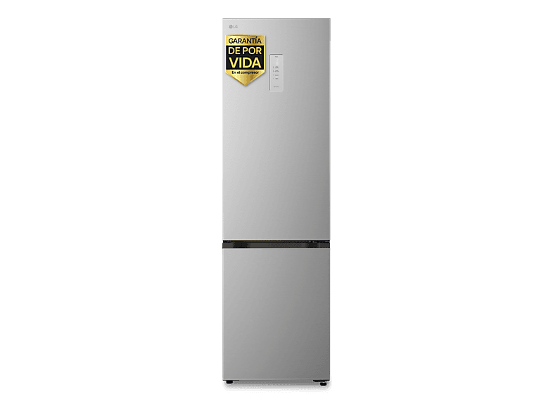Frigorífico combi - LG GBBSJ21DPY, No Frost, 203 cm, 375 l, DoorCooling+™, Multi Air Flow, Plata