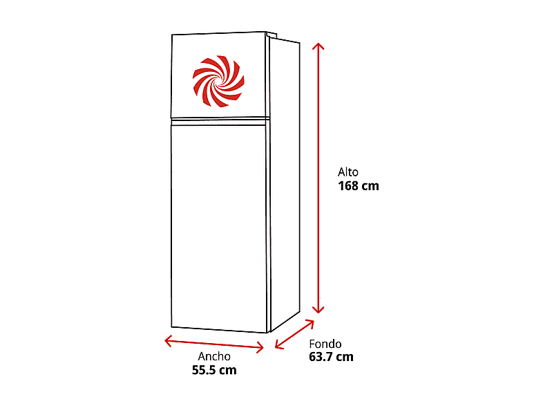 Frigorífico dos puertas - LG GTBV20SWZJD, No Frost, 168 cm, 266 l, DoorCOoling+™, Multi Air Flow™, Blanco