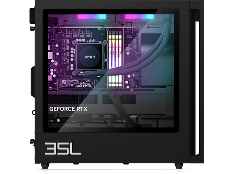 PC gaming - HP OMEN 35L Gaming Desktop GT16-0108ns, AMD Ryzen™ 7 8700F, 32 GB RAM, 1 TB SSD, GeForce RTX™ 5060, Windows 11 Home, Negro