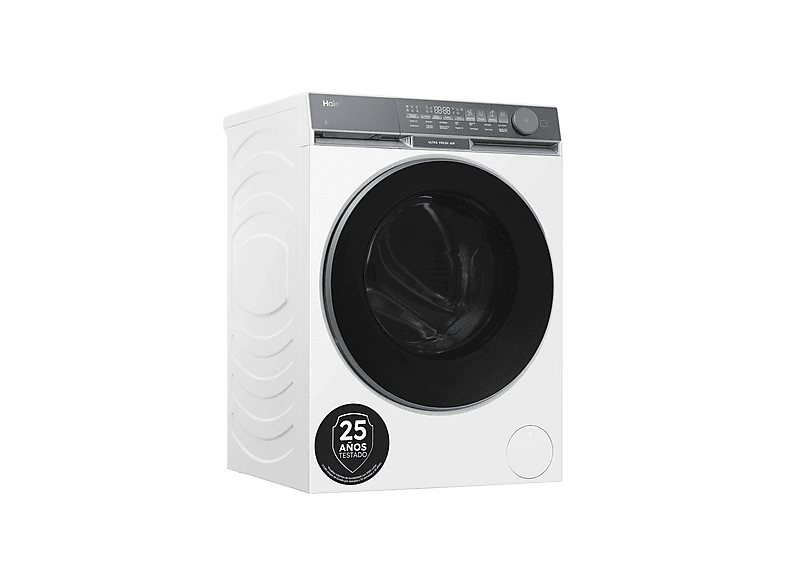 Lavadora carga frontal - Haier X9 Series HW110-B14387UIB, 11 kg, 1400 rpm, Función Vapor, Blanco