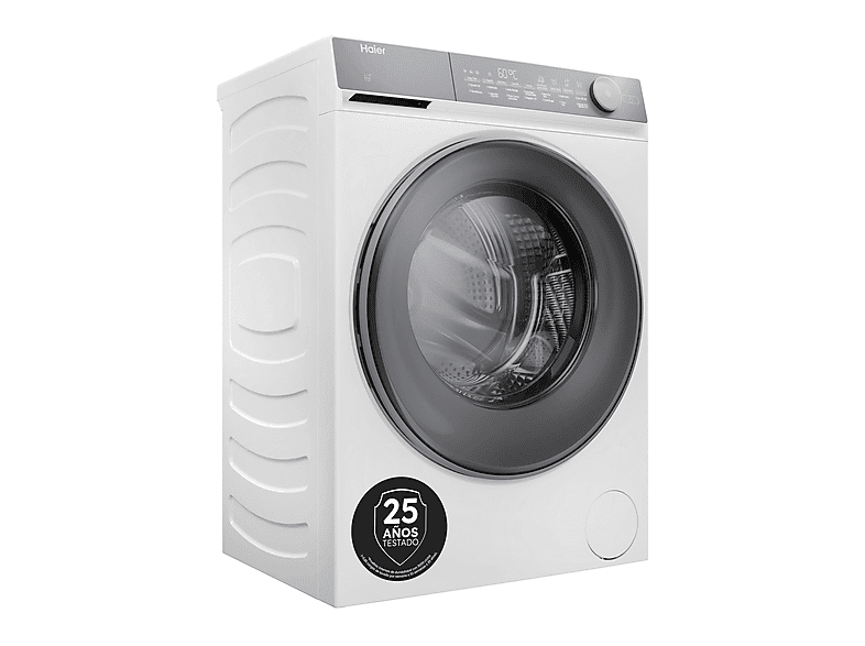 Lavadora carga frontal - Haier X7 Series HW100-B14367U-IB, 10 kg, 1400 rpm, Función Vapor, ABT Anti-bacterias, Blanco