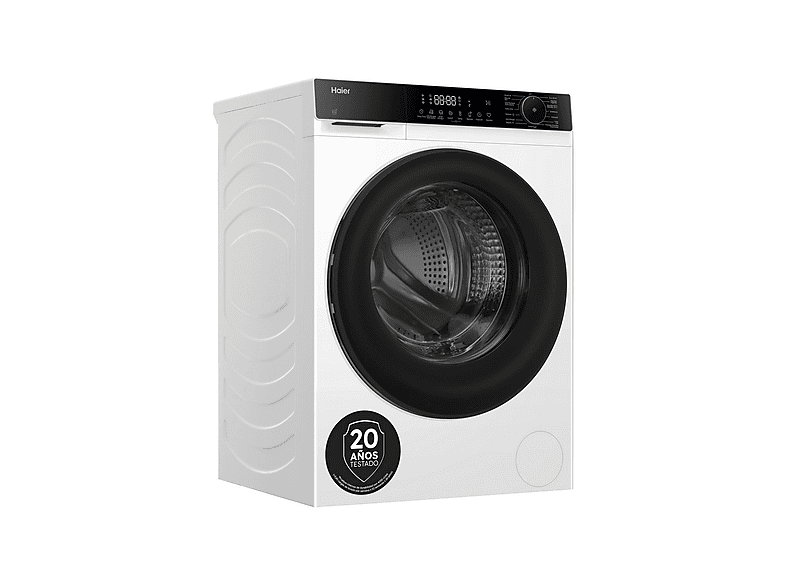Lavadora carga frontal - Haier X5 Series HW90-BP14357TUIB, 9kg, 1400rpm, Motor Inverter, Wi-Fi, Blanco