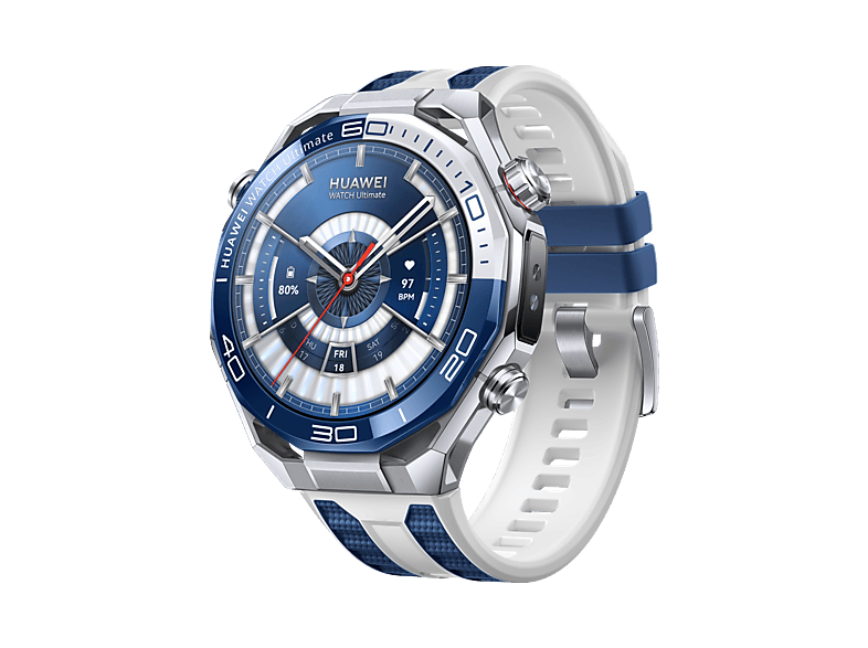Smartwatch - Huawei Ultimate 2, Pantalla LTPO AMOLED de 1.5", Buceo hasta 150m, Seguimiento de Salud Avanzado, Azul
