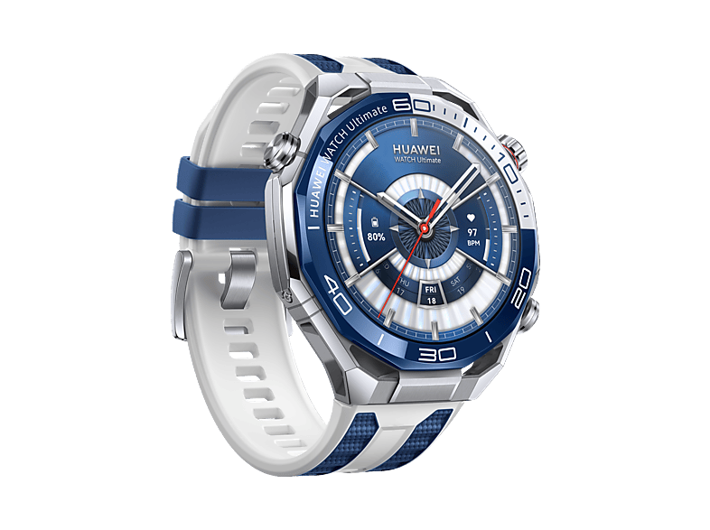 Smartwatch - Huawei Ultimate 2, Pantalla LTPO AMOLED de 1.5", Buceo hasta 150m, Seguimiento de Salud Avanzado, Azul