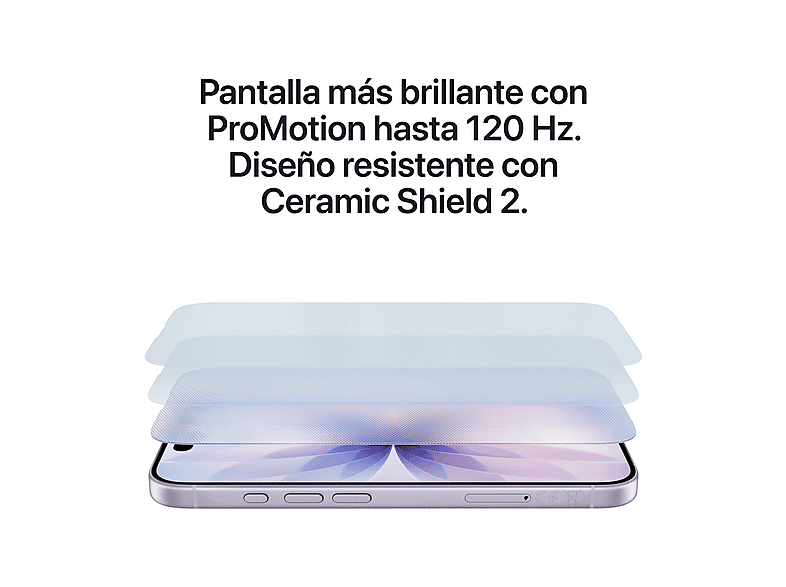 Smartphone - Apple iPhone 17, Negro, 256 GB, 5G, 6.3" OLED Super Retina XDR, Chip A19, iOS