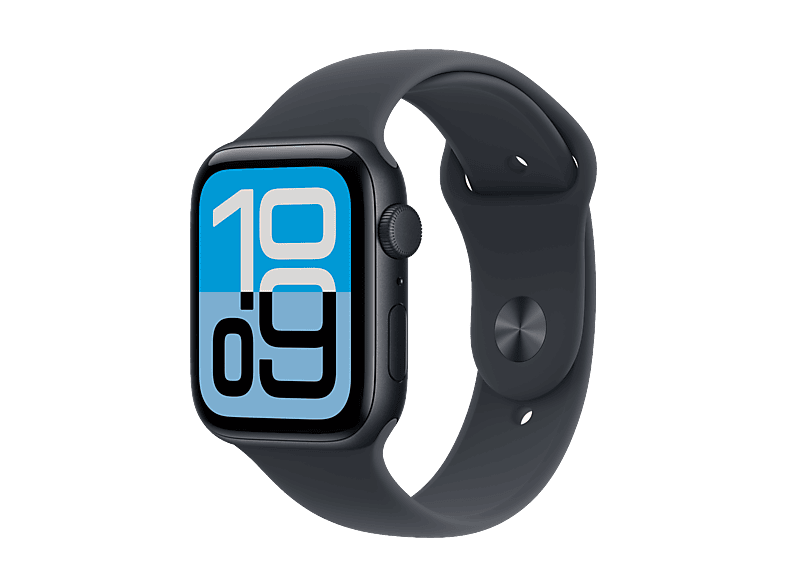Smartwatch - Apple Watch SE 3 (2025), GPS+CEL, 40 mm, Caja de aluminio Medianoche, Correa deportiva Medianoche, S/M, Calidad del sueño