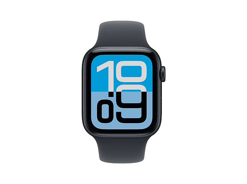 Smartwatch - Apple Watch SE 3 (2025), GPS+CEL, 44 mm, Caja de aluminio Medianoche, Correa deportiva Medianoche, M/L, Calidad del sueño