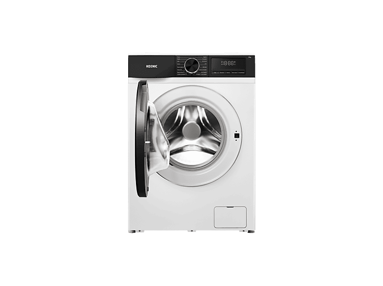 Lavadora carga frontal - Koenic KWM 10163, 10 kg, 1400 rpm, 16 Programas, Blanco