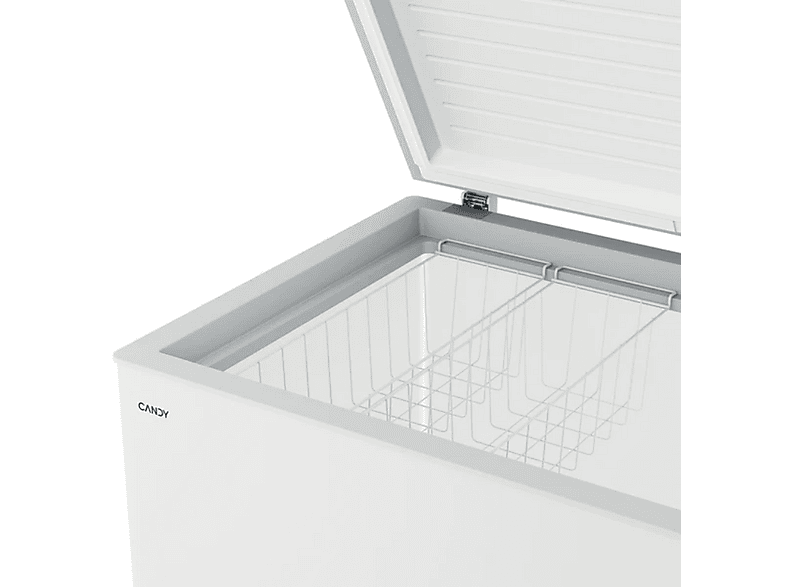 Congelador horizontal - Candy CNCHQ4S420EW, 418L, 89.5 cm Altura, Cíclico, Libre Instalación, 4 Estrellas, Blanco