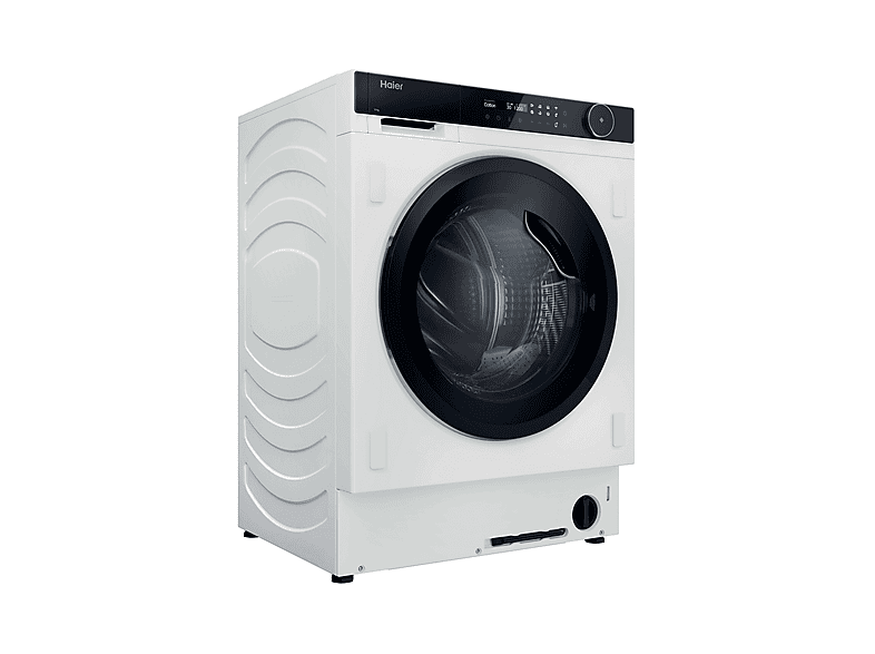 Lavadora integrable - Haier Series 8 HWB100-B14858U1, Carga frontal, Motor Inverter, Función Vapor, Ciclo Smart AI, 10 kg, 1400 rpm, Sin panelar