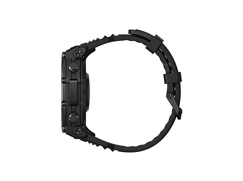 Smartwatch - Amazfit T-Rex 3 Pro, Correa de 22mm, Silicona, Pantalla AMOLED 1.5", Sensor de Pulso, Medidor ProfundidAd hasta 45m, Negro