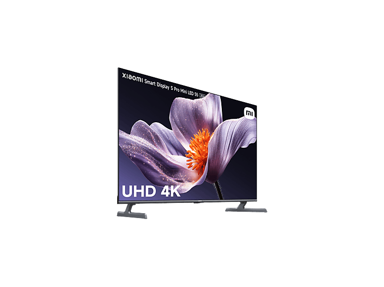 TV Mini LED 65" - Xiaomi TV S Pro Mini LED, UHD 4K, HDR10+, Quad cortex A73, Smart TV (Google TV), DVB-T2 (H.265), Gris Oscuro