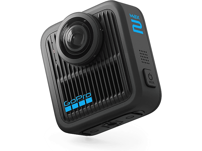 Cámara deportiva - GoPro MAX2, Vídeos 8K 360°, Fotografías 29 MP, Sumergible hasta 5m, Micrófono, Wi-Fi, Negro