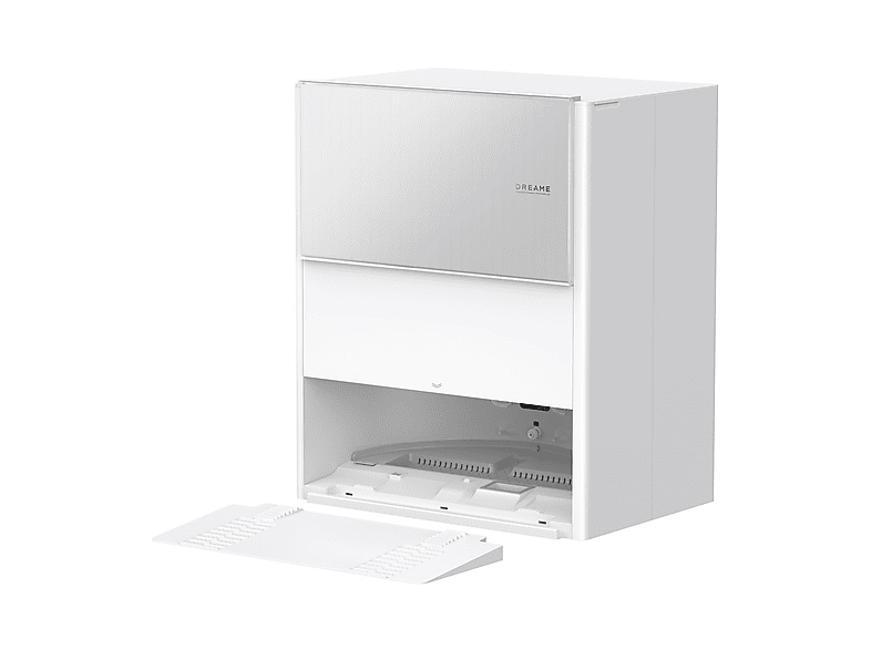 Robot aspirador - Dreame AQUA10 ULTRA ROLLER COMPLETE WHITE, 14,4 V, Potencia de succión 30 kPa, Depósito 0,2 l, Autonomía 1 min, Blanco