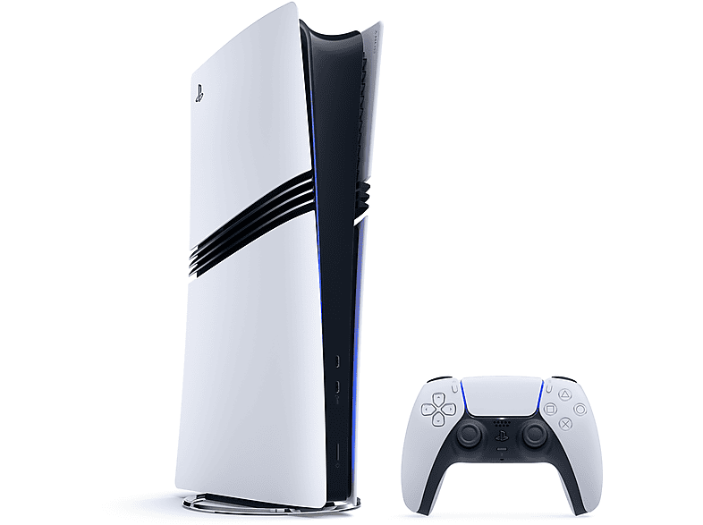 Consola - Sony PS5 Pro (2025), 2 TB SSD, 4K Spectral Super Resolution (PSSR), 1 mando, Digital (sin lector de discos), Blanco