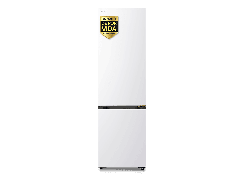Frigorífico combi - LG GBBS322ASW, No Frost, 203 cm, 375 l, DoorCooling+™, FRESHBalancer™, Blanco