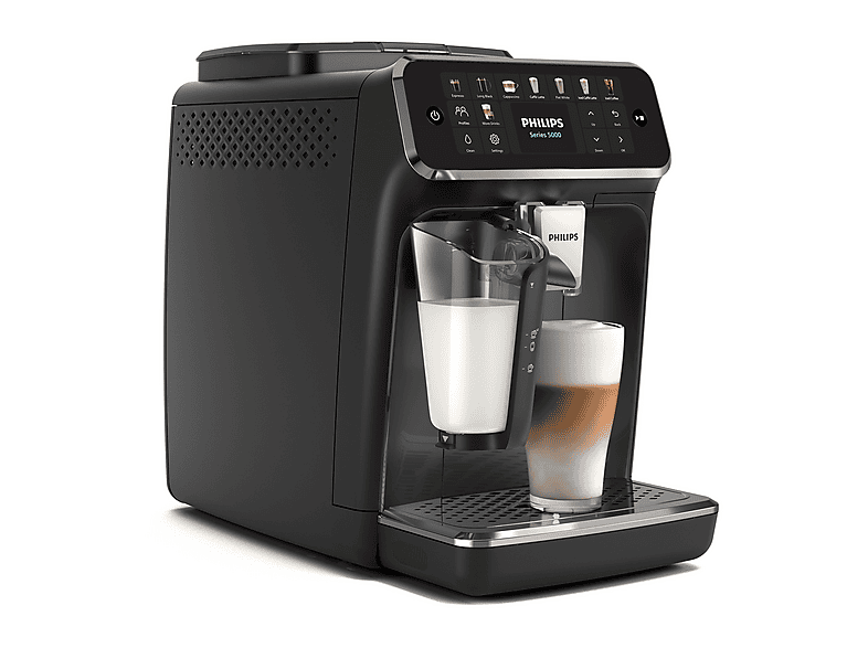 Cafetera superautomática - Philips 5500 Series EP5541 | 15 bar, 1500 W, Deposito 1.8 l, Deposito leche 0.26 l, 2 tazas, Negro
