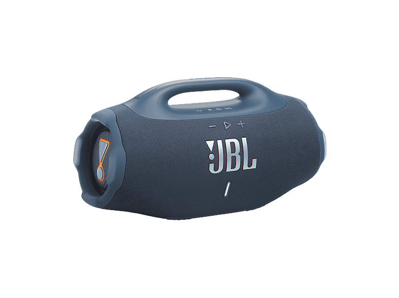 Altavoz inalámbrico - JBL Boombox 4, 210 W, AI Sound Boost, Bluetooth, 28 h Autonomía, Resistencia agua IP68, Azul