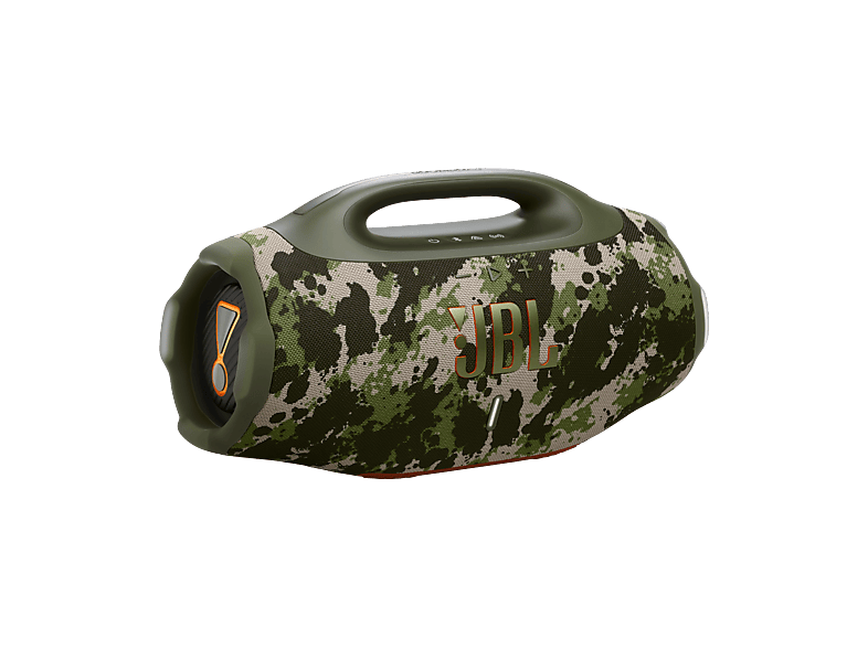 Altavoz inalámbrico - JBL Boombox 4, 210 W, AI Sound Boost, Bluetooth, 28 h Autonomía, Resistencia agua IP68, Camuflaje