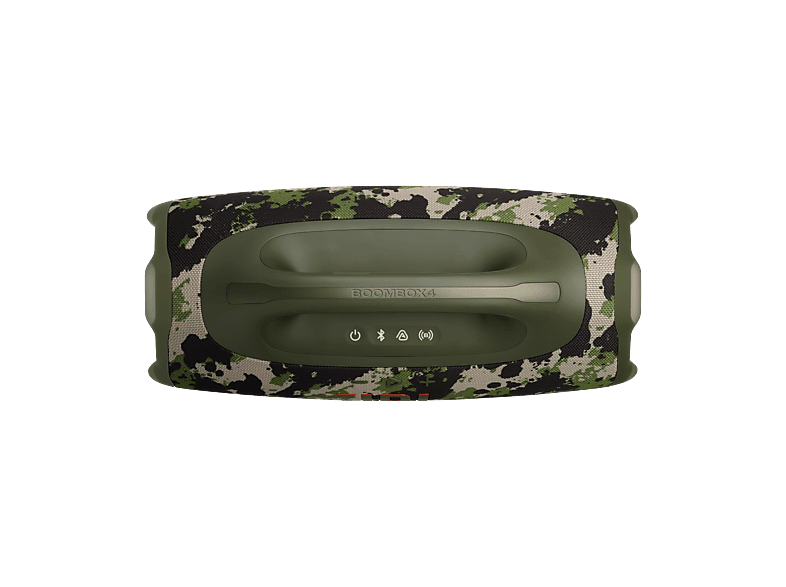 Altavoz inalámbrico - JBL Boombox 4, 210 W, AI Sound Boost, Bluetooth, 28 h Autonomía, Resistencia agua IP68, Camuflaje