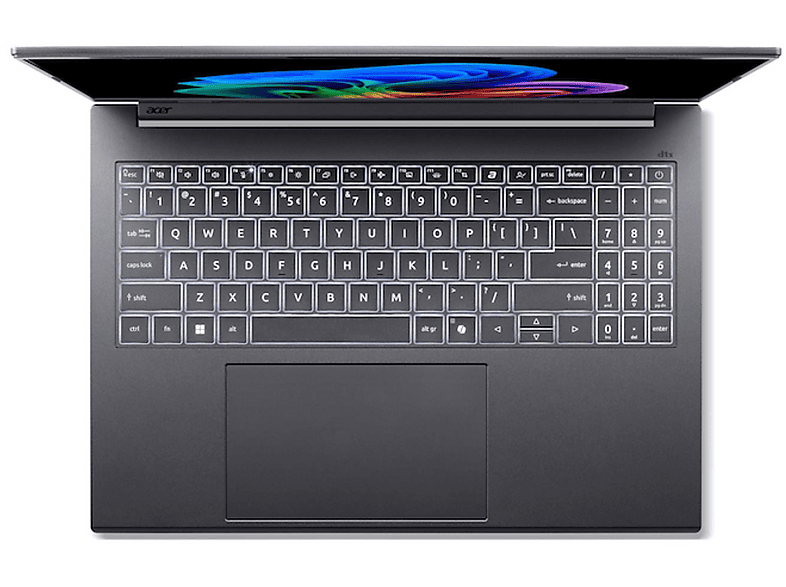 Portátil - Acer Aspire 16 AI A16-52M-95PX Copilot+ PC, 16" WUXGA, Intel® Core™ Ultra 9 288V, 48 TOPS, 32GB RAM, 1TB SSD, Arc™ Graphics, Windows 11