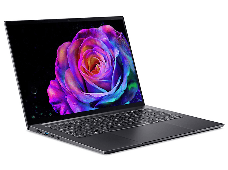 Portátil - Acer Swift X 14 SFX14-73G-94XE, 14.5" WQXGA+, Intel® Core™ Ultra 9 285H, 32GB RAM, 1TB SSD, GeForce RTX™ 5070, Windows 11 Home