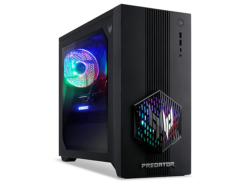 PC gaming - Acer Predator Orion 3000 PO3-655_H610, Intel® Core™ i7-14700F, 32GB RAM, 1 TB SSD, GeForce RTX™ 5070, Sin sistema operativo, Negro