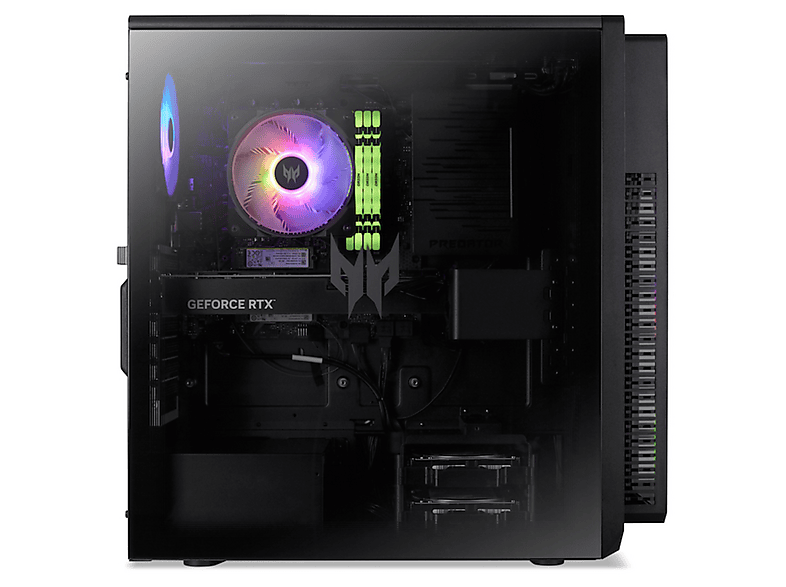 PC gaming - Acer Predator Orion 7000 PO7-660, Intel® Core™ Ultra 7 265KF, 32GB RAM, 1 TB SSD, GeForce RTX™ 5080, Sin sistema operativo, Negro