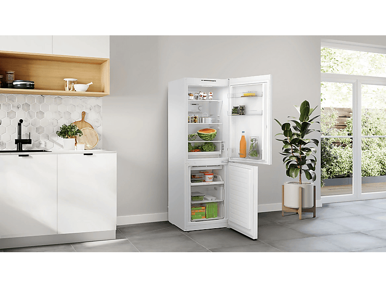 Frigorífico combi - Balay 3KFE351WI, Total No Frost, 176 cm, 193 l, Blanco