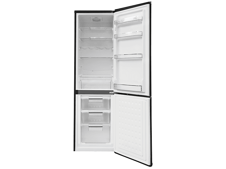 Frigorífico combi - Alpha Pegasus Elite Pro-55, Altura 182 cm, Capacidad 250 l, Negro