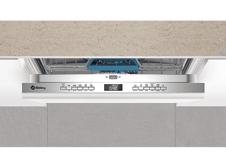 Lavavajillas - Balay 3VF5032DP, 13 servicios, 5 programas, 59.8 cm, Sin panelar